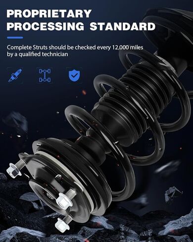 ECCPP Complete Struts Spring Assembly Front Drive and Passenger side Struts Shock Absorber Fit for 2012 for Honda Civic 172926 172925 in Saudi Arabia