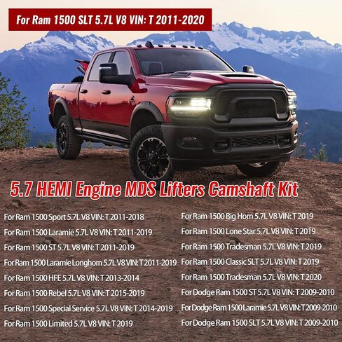 Non-MDS Lifter Camshaft Kit Replacement for Dodge Ram 2500 2009-2016 5.7L Hemi V8 in Saudi Arabia