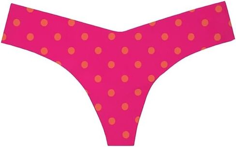 Commando Classic Print Thong - CT02 (زر صادم وردي ، S/M) in Saudi Arabia