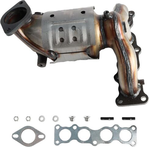 Front Catalytic Converter Compatible with 2019-2020 Hyundai Santa Fe, 2018-2021 Hyundai Tucson, 2016-2020 Kia Sorento, fit for 2017-2022 Kia Sportage 2.4L DOHC L4 AWD ONLY 674-091 in Saudi Arabia