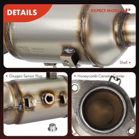 A-Premium Right Catalytic Converter Kit Direct-Fit Compatible with Jeep Wrangler 2012-2018, Wrangler JK 2018, 3.6L, EPA Compliant, Replace# 68085119AB, 68085119AE in Saudi Arabia