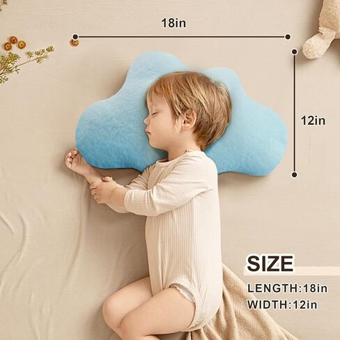 Cloud Shaped Throw Pillows Lovely Small Pillows Cute Aesthetic Soft Decorative Waist Rest Cushion in Saudi Arabia