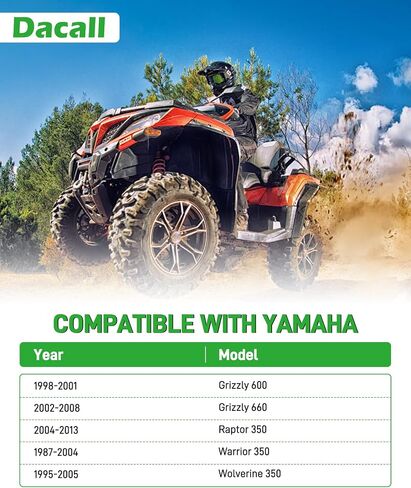 Air Filter & Guide & END CAP Kit for Yamaha Grizzly 600(1998-2001), Grizzly 660(2002-2008), Raptor 350(2004-2013), Warrior 350(1987-2004), Wolverine 350(1995-2005), ATV Parts in Saudi Arabia