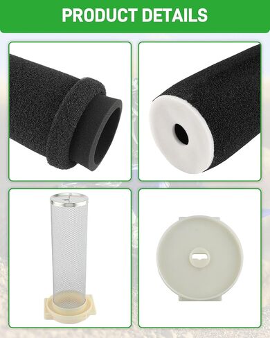 Air Filter & Guide & END CAP Kit for Yamaha Grizzly 600(1998-2001), Grizzly 660(2002-2008), Raptor 350(2004-2013), Warrior 350(1987-2004), Wolverine 350(1995-2005), ATV Parts in Saudi Arabia