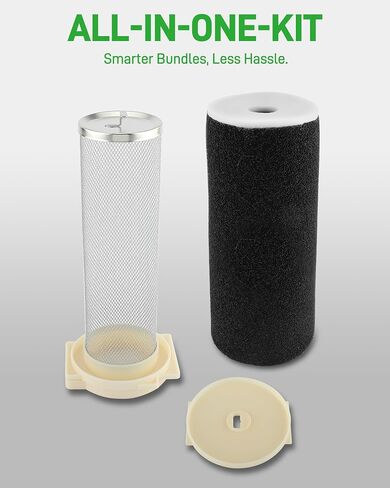 Air Filter & Guide & END CAP Kit for Yamaha Grizzly 600(1998-2001), Grizzly 660(2002-2008), Raptor 350(2004-2013), Warrior 350(1987-2004), Wolverine 350(1995-2005), ATV Parts in Saudi Arabia