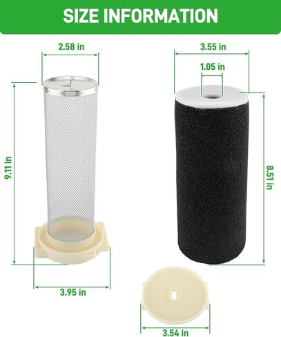 Air Filter & Guide & END CAP Kit for Yamaha Grizzly 600(1998-2001), Grizzly 660(2002-2008), Raptor 350(2004-2013), Warrior 350(1987-2004), Wolverine 350(1995-2005), ATV Parts in Saudi Arabia