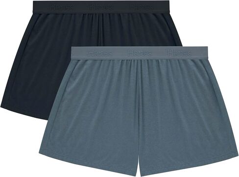 Hanes Women's Originals Sleep, 2-Pack, Comfywear Supersoft Lounge Shorts Pack, 3.25" in Saudi Arabia
