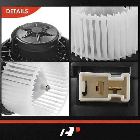 A-Premium HVAC Heater Blower Motor and Resistor Assembly Compatible with Nissan Vehicles - Versa 2007-2011 - Front,with Fan Cage, with Manual Temperature Control, Replace# 27150ED50A, 2-PC Set in Saudi Arabia