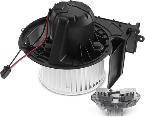 A-Premium HVAC Heater Blower Motor and Resistor Assembly Compatible with BMW Vehicles - X5 2014 2016-2017, X6 2015, Sport Utility - Front Side, Replace # 64119222072, 64119266185, 2-PC Set in Saudi Arabia
