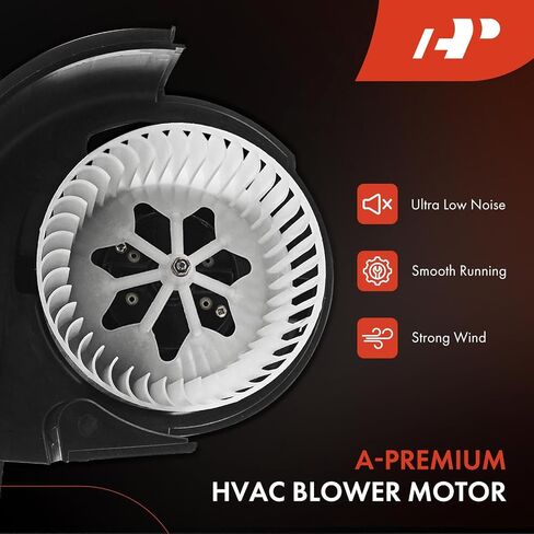 A-Premium HVAC Heater Blower Motor and Resistor Assembly Compatible with BMW Vehicles - X5 2014 2016-2017, X6 2015, Sport Utility - Front Side, Replace # 64119222072, 64119266185, 2-PC Set in Saudi Arabia
