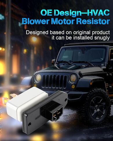 ECCPP AC Blower Motor Resistor for 2003-2008 for Dodge RAM 1500/2003-2009 for Dodge RAM 2500/2003-2009 for Dodge RAM 3500/2008-2010 for Dodge RAM 4500/2008-2010 for ram 5500 fan Ru661 in Saudi Arabia