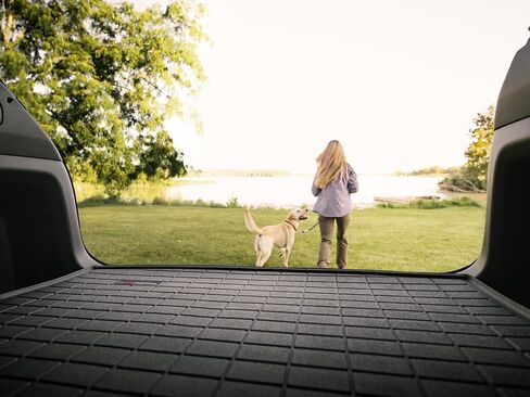 WeatherTech Cargo Trunk Liner for Jeep Grand Wagoneer, Wagoneer - Behind 2nd Row (401488) Black in Kuwait