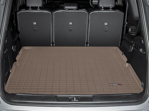 WeatherTech Cargo Trunk Liner for Jeep Grand Wagoneer, Wagoneer - Behind 2nd Row (401488) Black in Kuwait