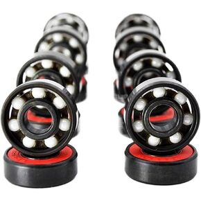 16pc 608 2RS محمل كرة سيراميك هجينة 8 * 22 * 7mm عالي السرعة التزلج التزلج على التزلج على الجليد in Kuwait