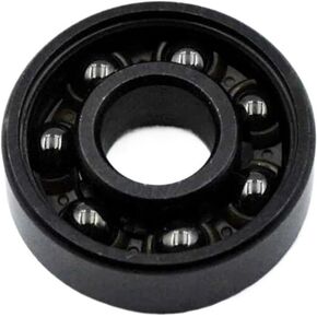8pcs 608 2RS Hybrid Black Ceramic Ball Bearing 8 * 22 * 7mm ABEC-11 High Speed Rolle Skatboard Wheel محامل مصغرة in Kuwait