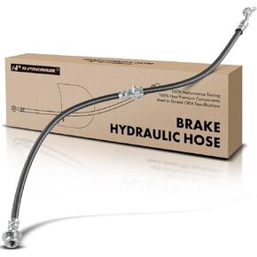 A-Premium Front Driver Brake Hydraulic Hose Compatible with Select Nissan Models - Rogue 2015-2019, Rogue Sport 2017-2019, Qashqai 2018-2019 - Replace# 462104BA0B in Kuwait
