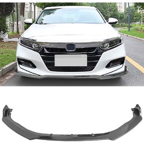 FREEMOTOR802 Front Bumper Lip Splitter, Compatible with 2018-2021 Honda Accord 10th Gen, Factory Style 3PCS PP Air Dam Chin Spoiler Front Lower Lip Spoiler Guard Protector, Matte Black in Kuwait