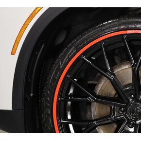 Automotive Grade Aluminum Rim Protectors in Red (21 Inch) in Saudi Arabia