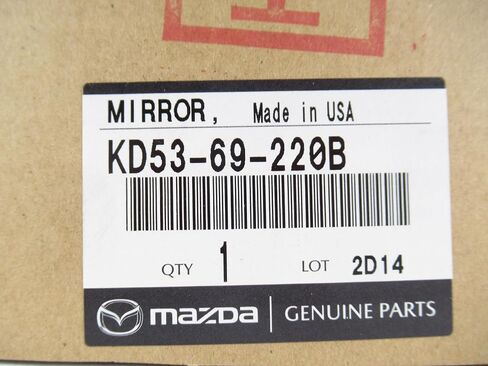 OEM الأصلي Mazda الداخلية المنظر الخلفي مرآة التجميع الفرعي KD53-69-220B KD5369220B in Saudi Arabia