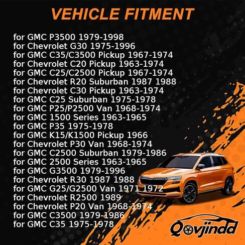 مجموعة عمود ذراع التحكم في التعليق العلوي الأمامي لشيفروليه C20 1975-1986 للوحة C20 1967 ل C20 بيك آب 1963-1974 لـ C20 Suburban 1967-1986 لـ Chevrolet C30 Panel 1963-1966 2 x in Kuwait