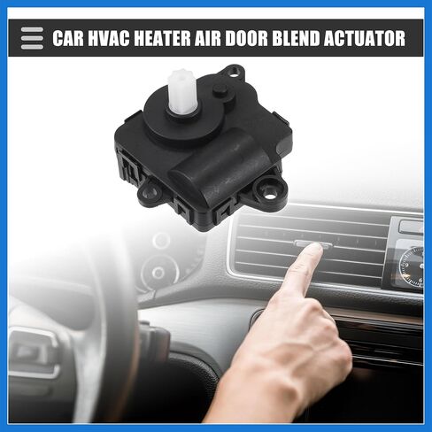 Car HVAC Heater Air Door Blend Actuator Replacement, for Chevrolet Equinox Sport Utility Main 2010-2013, Plastic Metal, No.25952814, Black Auto Accessories in Saudi Arabia
