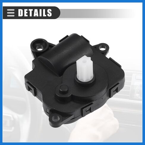 Car HVAC Heater Air Door Blend Actuator Replacement, for Chevrolet Equinox Sport Utility Main 2010-2013, Plastic Metal, No.25952814, Black Auto Accessories in Saudi Arabia