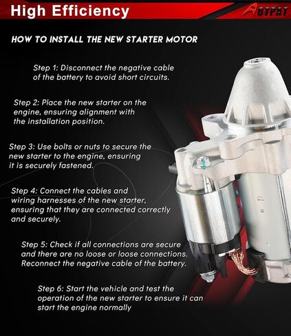 19247 New Starter Motor Fit for: -ford F150 2013 2014 2015 5.0 V8 E150 Expedition350 F250 F350 Super Duty 13-19 ، for: -lincoln Navigator 2013-2014 4.6L 5.4L 6.2L 6.8L V8 V10 OE DL3T11000AA in Kuwait