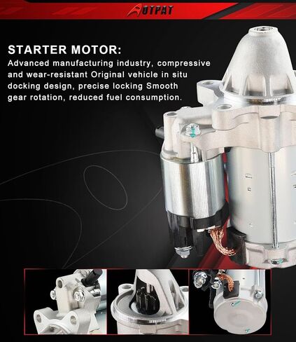 19247 New Starter Motor Fit for: -ford F150 2013 2014 2015 5.0 V8 E150 Expedition350 F250 F350 Super Duty 13-19 ، for: -lincoln Navigator 2013-2014 4.6L 5.4L 6.2L 6.8L V8 V10 OE DL3T11000AA in Kuwait