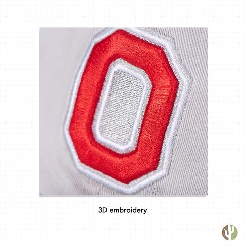 صبار الصحراء، قبعة بيسبول جامعة ولاية أوهايو، OSU Buckeyes، قبعات مطرزة، قبعة قابلة للتعديل، حزام قماش للبالغين (نمط D1) أسود in Saudi Arabia