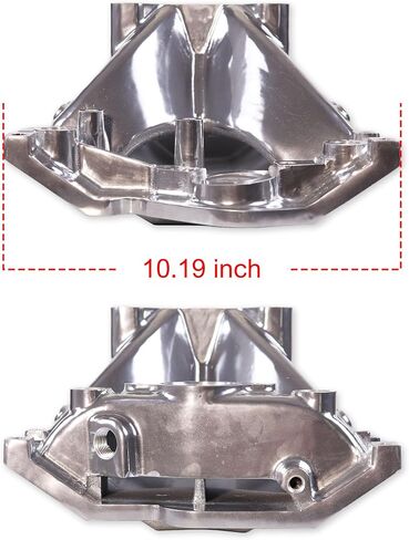 52033 2814 Intake Manifold Aluminum Single Plane High-Rise Compatible with Chevy Small Block GEN1 Vortec SBC 305 350 1996-2002 3,500-8,500 RPM Silver in Kuwait