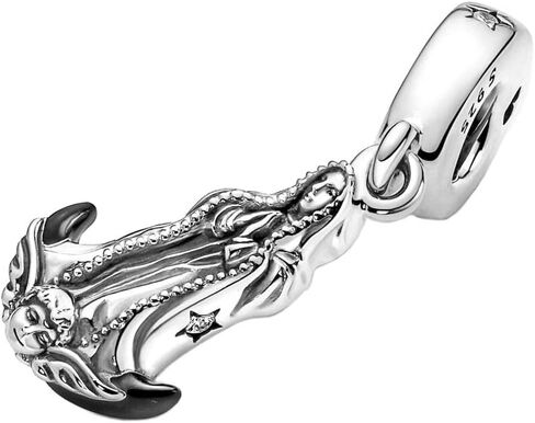 Aoomors Lucky Amulet Charm Sterling Silver Enamel Good Fortune Bead Gift for Women European Bracelet Necklace in Saudi Arabia
