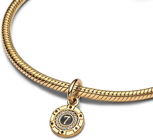Aoomors Lucky Amulet Charm Sterling Silver Enamel Good Fortune Bead Gift for Women European Bracelet Necklace in Saudi Arabia