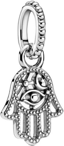 Aoomors Lucky Amulet Charm Sterling Silver Enamel Good Fortune Bead Gift for Women European Bracelet Necklace in Saudi Arabia
