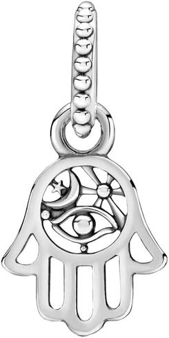 Aoomors Lucky Amulet Charm Sterling Silver Enamel Good Fortune Bead Gift for Women European Bracelet Necklace in Saudi Arabia