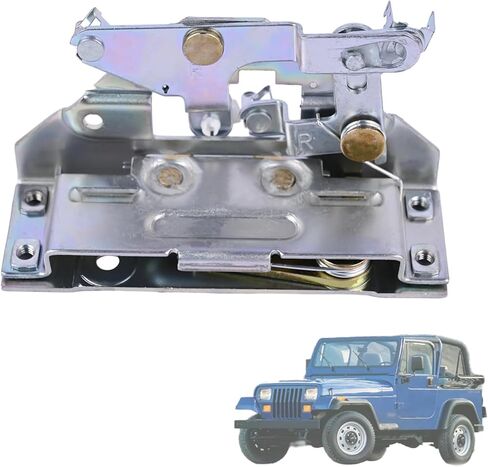 Drivers Side Full Door Latch Lock Actuator 55074949 Compatible with Jeep Wrangler 1991 1992 1993 1994 1995, Replacement for Front Left Door Lock Latch in Saudi Arabia