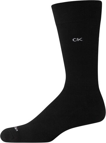 Calvin Klein Men Crew Socks - 4 Pack Soft Cotton Blend Cushioned and Cacked Dress Socks for Work & Daily Wear (الحجم: 7-12) in Saudi Arabia
