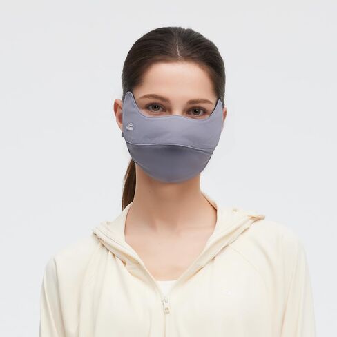 Men and Women UPF50+ Sun Protection Face Cover Cooling Breathable UV Mask with Nose Vent for Outdoor in Saudi Arabia