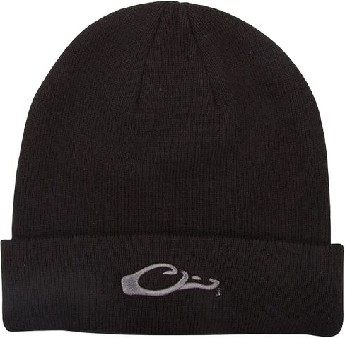 Drake Waterfowl LST Rib-Knit Stocking Cap - Acrylic Stretch Old-Style Roll-Up Edge Stocking Beanie Hat, One Size Fits Most in Saudi Arabia