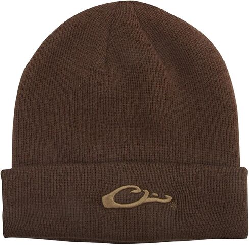 Drake Waterfowl LST Rib-Knit Stocking Cap - Acrylic Stretch Old-Style Roll-Up Edge Stocking Beanie Hat, One Size Fits Most in Saudi Arabia