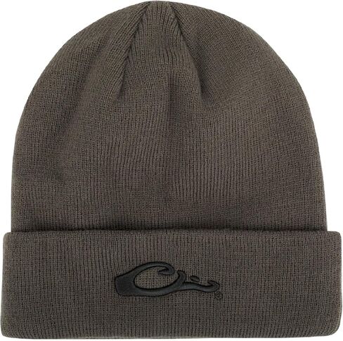 Drake Waterfowl LST Rib-Knit Stocking Cap - Acrylic Stretch Old-Style Roll-Up Edge Stocking Beanie Hat, One Size Fits Most in Saudi Arabia