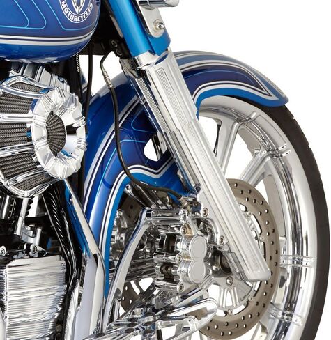 Arlen Ness 20-057 Black Ness Fork Boot Cover in Kuwait