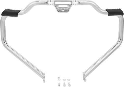 Green-L Mustache Highway Crash Bar Fit for Harley Softail 2018-2025 Fat Street Bob Low Rider Slim 1 1/4" Matte Black Engine Guard Protector in Saudi Arabia
