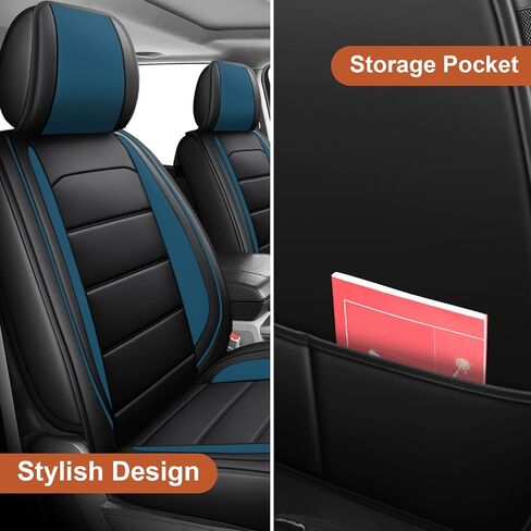أغطية مقعد مخصصة متوافقة مع Nissan Kicks 2018-2025 ، واقي وسادة المقعد الخلفي للجلد من PU Leath in Kuwait