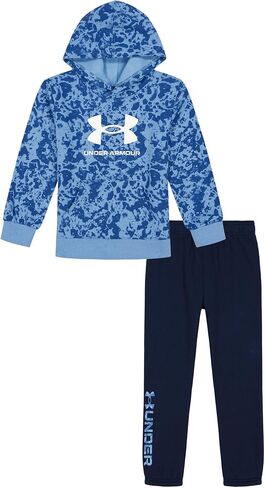 Under Armour UA RIVAL PRINT FILL HOODIE, Morph Green, 2T in Kuwait