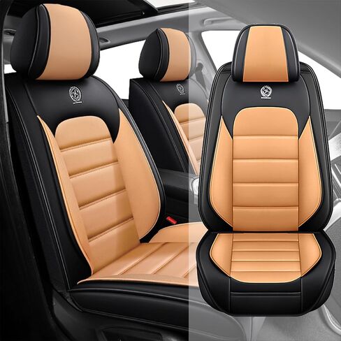 for Hyundai Palisade 2020-2024 2025 Seat Covers,Car Seat Cover Protector,Waterproof Front & Rear Car Seat Covers(Standard-Gray&White) in Saudi Arabia