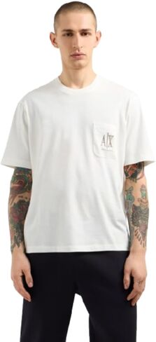Armani Exchange Men Icon Pocket Logo Tee Tee in Saudi Arabia