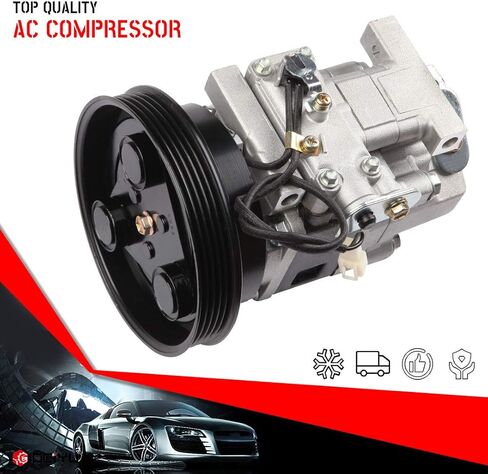 CCIYU A/C Compressor with Clutch A/C Air Compressor for Car 2001-2003 for Mazda Protege 2.0L Air Conditioning Compressor for 58710 in Saudi Arabia