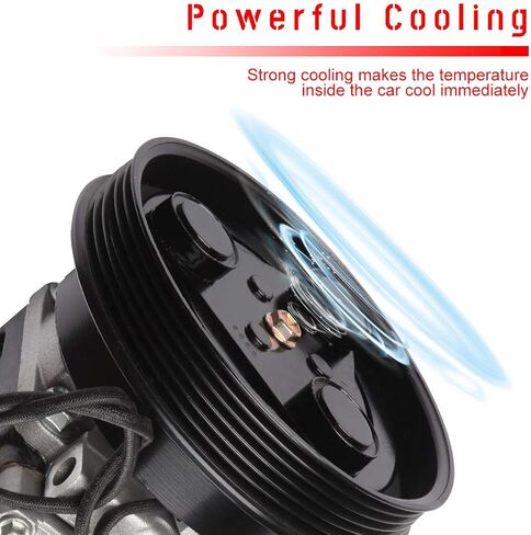 CCIYU A/C Compressor with Clutch A/C Air Compressor for Car 2001-2003 for Mazda Protege 2.0L Air Conditioning Compressor for 58710 in Saudi Arabia