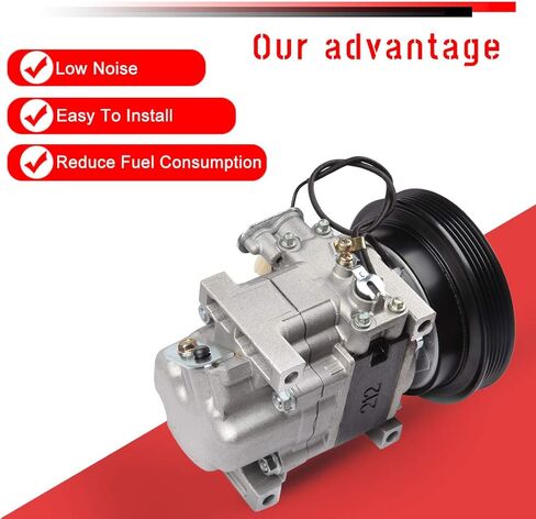 CCIYU A/C Compressor with Clutch A/C Air Compressor for Car 2001-2003 for Mazda Protege 2.0L Air Conditioning Compressor for 58710 in Saudi Arabia