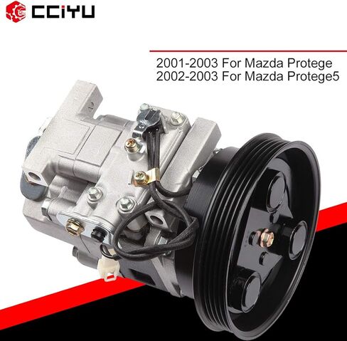 CCIYU A/C Compressor with Clutch A/C Air Compressor for Car 2001-2003 for Mazda Protege 2.0L Air Conditioning Compressor for 58710 in Saudi Arabia
